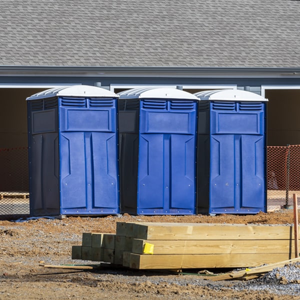 what is the expected delivery and pickup timeframe for the porta potties in Waterford